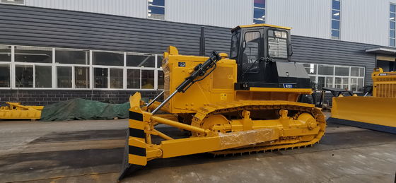 Tipo forzado 220HP de la correa eslabonada de la niveladora del tipo de la pista de la lubricación con 3 viajes reversos delanteros 3