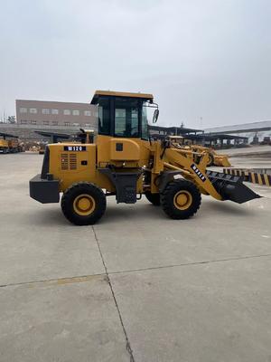 Mini cargadora de ruedas de 1 tonelada y 2 toneladas, usada para construcción y pequeñas canteras, con cuchara de 0,6 m3 y 0,8 m3