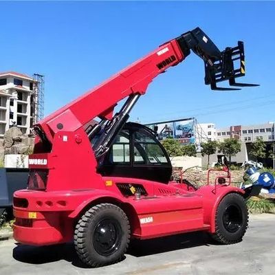 Carretilla elevadora telescópica del controlador de la certificación de Ton Rough Terrain Forklift With del mundo 5
