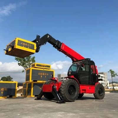 Carretilla elevadora telescópica del controlador de la certificación de Ton Rough Terrain Forklift With del mundo 5