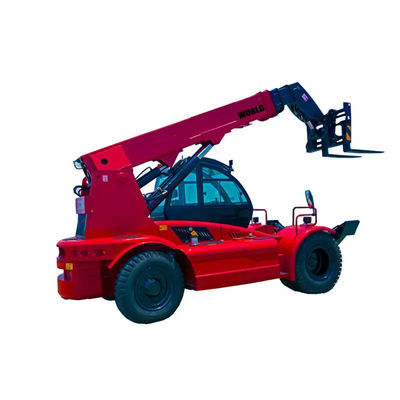 Carretilla elevadora telescópica del controlador de la certificación de Ton Rough Terrain Forklift With del mundo 5