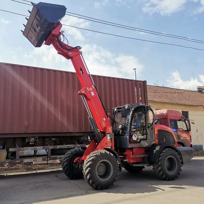 El motor Mini Telescopic Wheel Loader With de Changchai extiende el auge del cubo