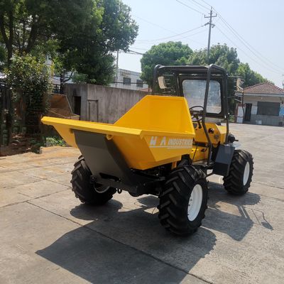 Terreno de goma amarillo de Mini Small Tractors For All del tractor de la pista