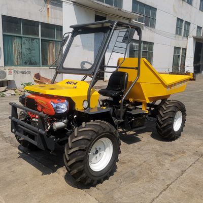 Terreno de goma amarillo de Mini Small Tractors For All del tractor de la pista