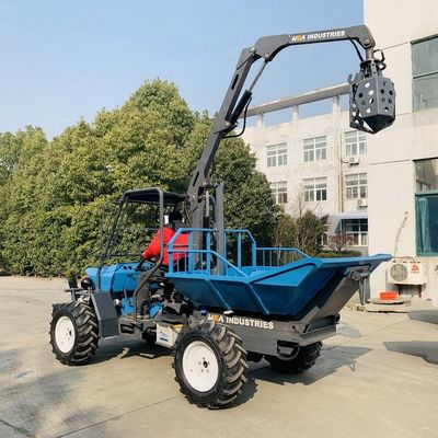 Tractor Mini Farm Tractor With Grapple del aceite de palma de 22HP Indonesia