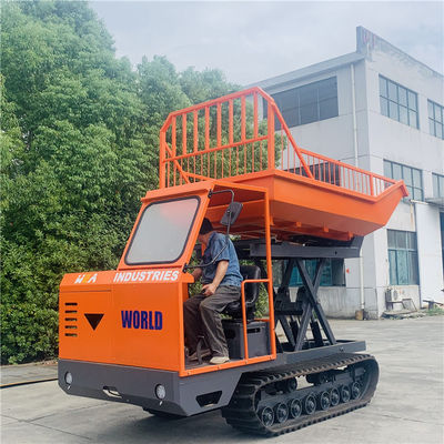 Tractor de correa eslabonada agrícola 4WD Mini Dumper For Fruits Transport