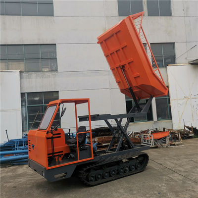 descargador del aceite de palma de Mini Dumper 4wd de la correa eslabonada de 2800m m con la elevación de Scissior