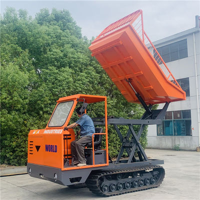 Uno mismo del jardín que carga el contenedor de la elevación de Mini Dumper Crawler Type With
