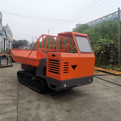 2600RPM correa eslabonada Mini Dumper Oil Palm Tractor con el motor del poder más elevado