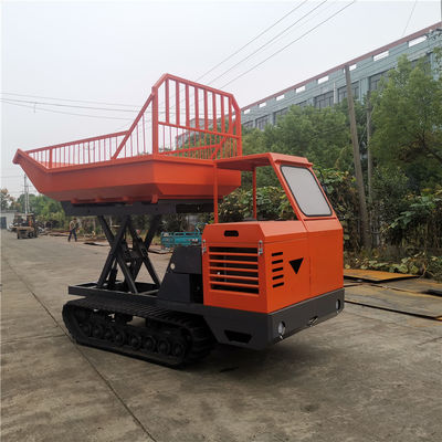 2600RPM correa eslabonada Mini Dumper Oil Palm Tractor con el motor del poder más elevado