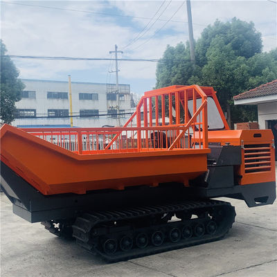 Tractor eléctrico de la palma de aceite de Mini Dumper 35HP de la correa eslabonada del comienzo para las plantaciones del aceite de palma