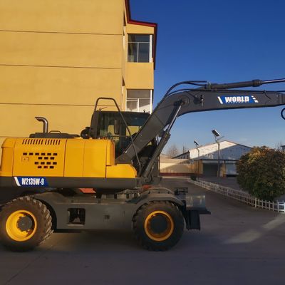 125HP rodó el excavador hidráulico de Mini Excavator Humanized Design Mini