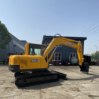 pista hidráulica de Mini Household Excavator With Rubber del excavador de la correa eslabonada 1100rpm