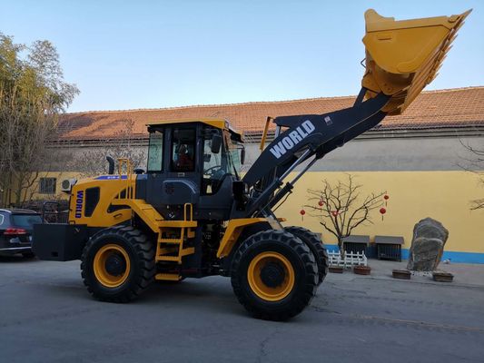 Pequeño cargador 92kW Front Loader Construction Equipment de la rueda del aspecto aerodinámico