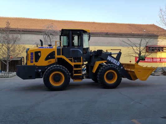 Pequeño cargador 92kW Front Loader Construction Equipment de la rueda del aspecto aerodinámico