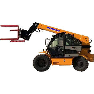 carretilla elevadora telescópica giratoria de poco ruido de la carretilla elevadora telescópica del controlador 4ton