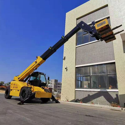 carretilla elevadora telescópica giratoria de poco ruido de la carretilla elevadora telescópica del controlador 4ton
