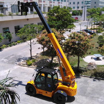 Carretilla elevadora telescópica del controlador de la flexibilidad con la alta bifurcación intensa