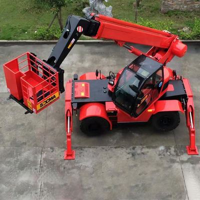 carretilla elevadora telescópica compacta de la carretilla elevadora telescópica del controlador 5ton con CE