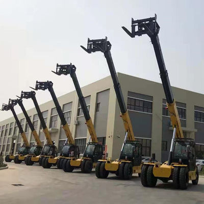 Carretilla elevadora variable del alcance de la carretilla elevadora telescópica del controlador de la seguridad en la construcción