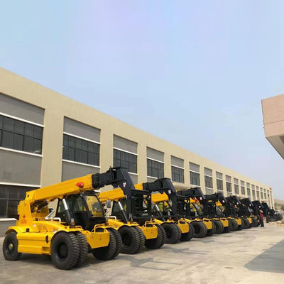 9 controlador telescópico telescópico del auge de Telehandler 5ton de la carretilla elevadora del metro