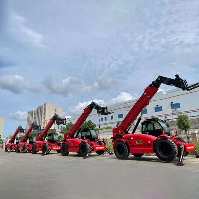 Adaptabilidad telescópica hidráulica Mini Telescopic Forklift del uno mismo de la carretilla elevadora del controlador