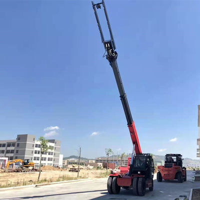 Dirección telescópica de la rueda posterior de Telehandler 10ton de la suspensión rígida