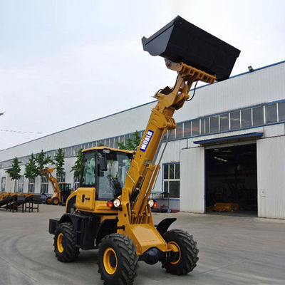 forma telescópica de la construcción del poder 70kW de la máquina del cargador de la rueda 4x4