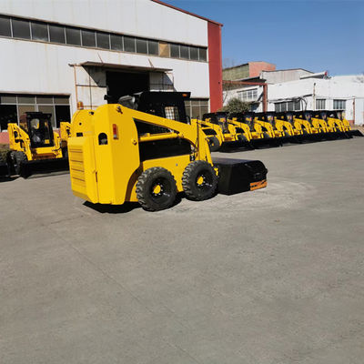 Emisión baja de Mini Skid Loader 1500kgs de la rueda de la correa eslabonada con el motor de Yanmar