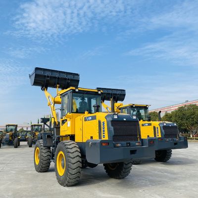 Cargador de la rueda del acuerdo de Cummins Engine Front End Shovel Loader Turbocharged