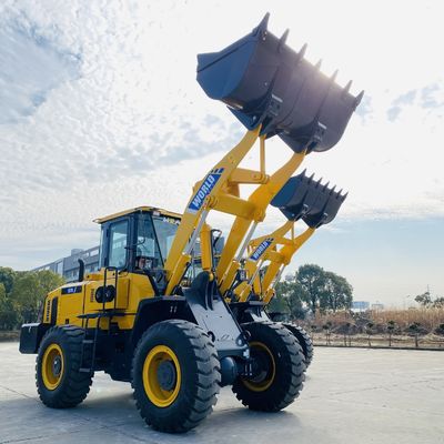 operación rápida de la refrigeración por agua del motor de 2200rpm Front End Wheel Loader Cummins