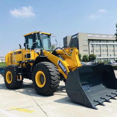 Poder fuerte de Front End Wheel Loader 162kW del motor de Weichai para la construcción