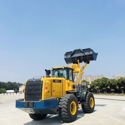 Poder fuerte de Front End Wheel Loader 162kW del motor de Weichai para la construcción
