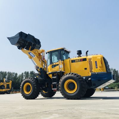 Electric Power rueda los tractores de Front End Loader Small Farm con el cubo 3m3