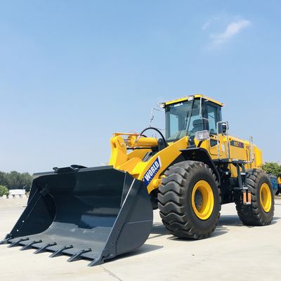 Electric Power rueda los tractores de Front End Loader Small Farm con el cubo 3m3