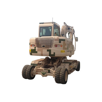 El excavador anticolisión Compact Flexible Yanmar del cargador de la rueda rodó el excavador