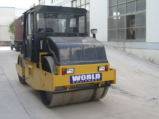 Aerodinamizado forme el rodillo de camino flexible liso del tambor de la dirección del rodillo vibratorio del tambor