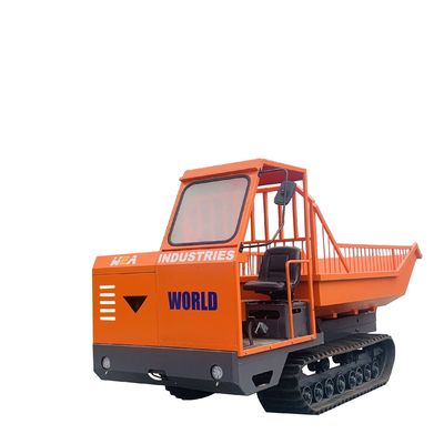Tractor de correa eslabonada agrícola 4WD Mini Dumper For Fruits Transport