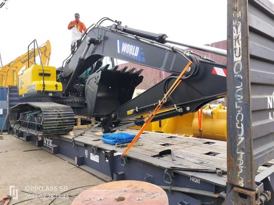 Excavador With Max de la correa eslabonada de Cummins Engine. La descarga se distancia el igual de los 3.5-4.5m a KOMATSU PC200