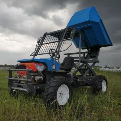 Aceite de palma 4WD que cosecha el tractor con mantenimiento fácil