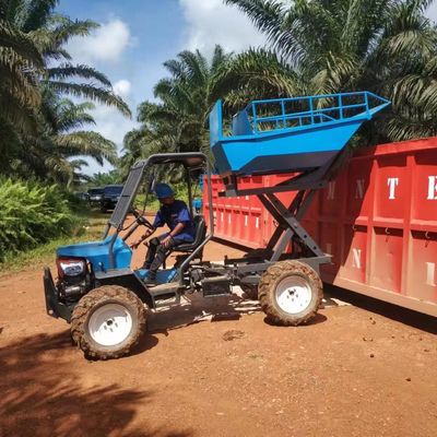 tractor del aceite de palma de la distancia entre ejes de 2150m m con capacidad agrícola del depósito de gasolina del neumático 11L