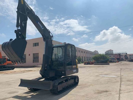 Mini Crawler Excavator agrícola los 3.8m Max Digging Depth Equivalent To KOMATSU Pc60