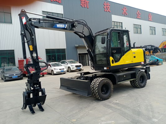 El mecánico Wheel Type Excavator de China con ataca para la madera o la hierba