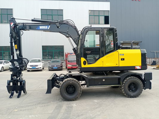 El mecánico Wheel Type Excavator de China con ataca para la madera o la hierba