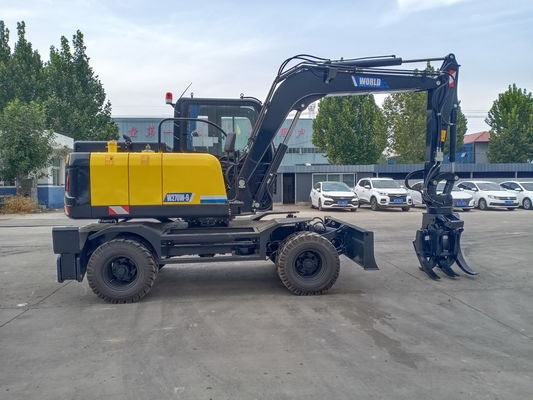 El mecánico Wheel Type Excavator de China con ataca para la madera o la hierba