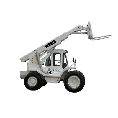 Telehandler accionado motor con controles de la palanca de mando