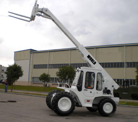 Telehandler accionado motor con controles de la palanca de mando