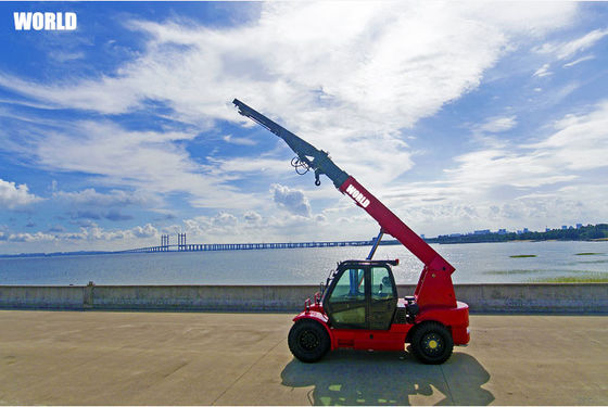 China Mundo 11 toneladas Gran montacargas de control hidráulico Telescópico Cargador de ruedas para la venta