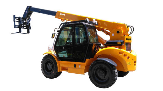 carretilla elevadora telescópica diesel los 7m de dirección de cuatro ruedas del controlador de 3T 4T el 14m Telehandler