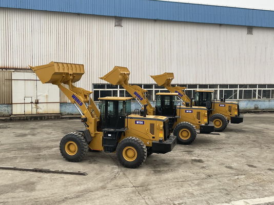 capacidad del cubo del ³ de Front End Wheel Loader los 3.0-3.6m de la velocidad clasificada 2200r/min